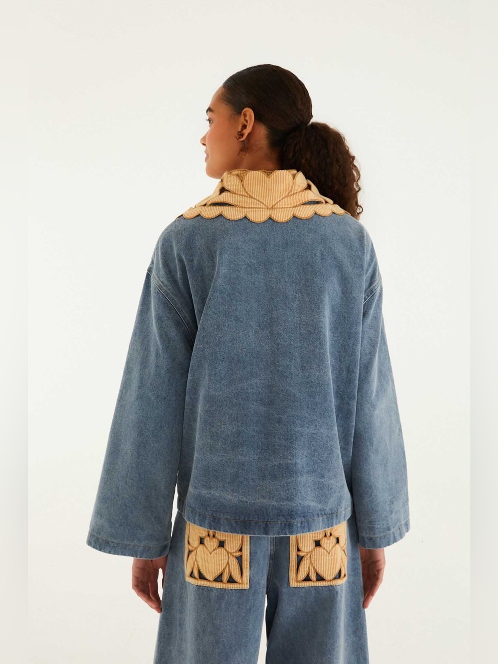 π Farm Rio Denim Richelieu Barn Jacket - size S - Picture 3 of 11